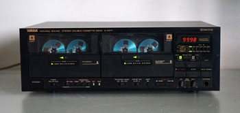 Click for more pictures! Yamaha K-M77 Double Cassette Deck