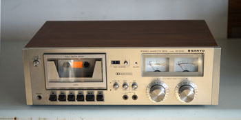 Click for more pictures! Sanyo RD-5030 Vintage Cassette Deck