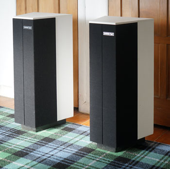 Click for more pictures! Goodmans Dimension Eight Vintage Audiophile Speakers