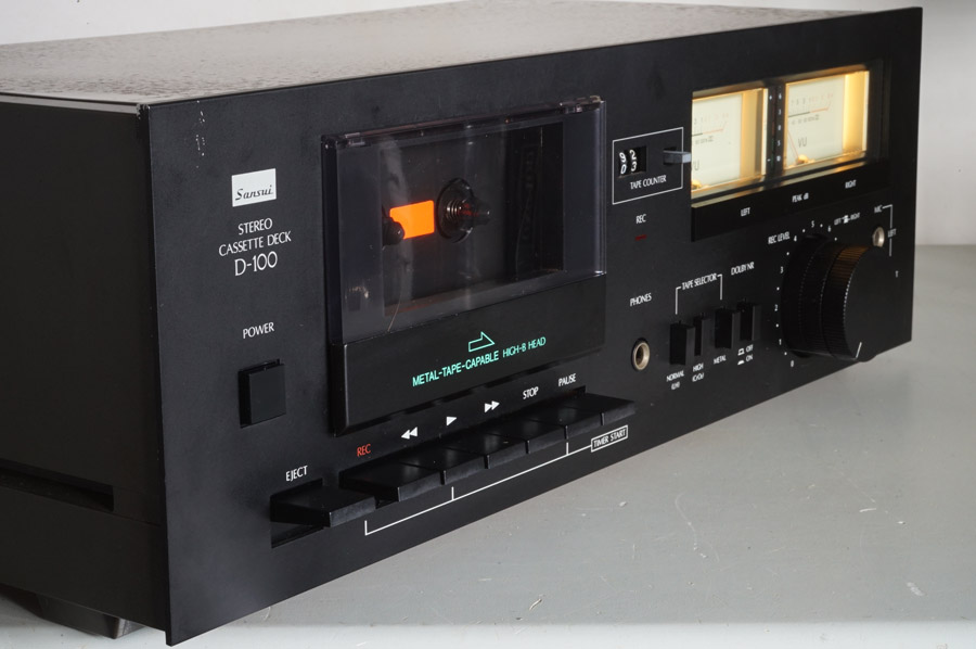 Sansui D-100 Stereo Cassette Deck picture 2